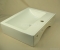 DIPLON - Kerámia mosdó, mosdókagyló 56x45cm, szögletes - Pultra, bútorra szerelhető (WB1526)
