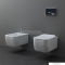 GSGI CERAMIC - BRIO - Függesztett, perem nélküli WC - Porcelán - CSAK a képen látható WC tetővel együtt rendelhető