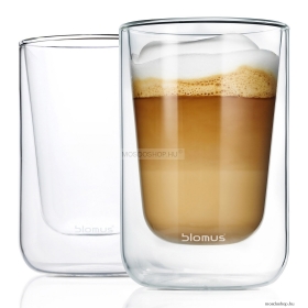 BLOMUS - NERO - Cappuccino pohárszett - 2 db - 250 ml - Thermo üveg