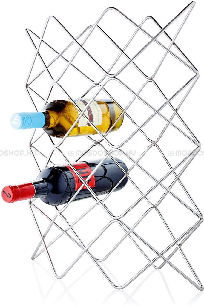 BLOMUS - VINO - Palacktartó - bortartó állvány 12 palackhoz - Nikkelezett acél