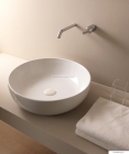 GSGI CERAMIC - EASY - Kerek mosdó, mosdókagyló - 45 cm - pultra szerelhető