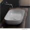 GSGI CERAMIC - EASY - Mosdó, mosdókagyló - Szögletes, lekerekített - 60x42 cm - Pultra szerelhető