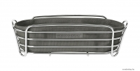 BLOMUS - DELARA - Kenyérkosár pamut belsővel, rozsdamentes acél ráccsal - Szürkészöld - 32 cm