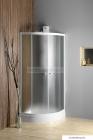 AQUALINE - ARLEN - Íves zuhanykabin - Tolóajtós - 90x90 cm - BRICK üvegből