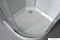 AQUALINE - AIGO - Íves zuhanykabin, zuhanybox - Tolóajtós, zuhanytálcával, kézizuhannyal, csapteleppel - 206 cm
