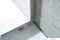 AQUALINE - AGGA - Szögletes zuhanykabin - Tolóajtós, sarokbelépős - Átlátszó transparent üveg