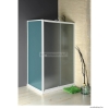 AQUALINE - AMADEO - Eltolható zuhanyajtó - Téglalap alakú zuhanykabinhoz - BRICK üveg