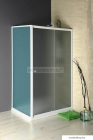 AQUALINE - AMADEO - Eltolható zuhanyajtó - Téglalap alakú zuhanykabinhoz - BRICK üveg