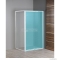 AQUALINE - AMICO - Oldalfal - Téglalap alakú zuhanykabinhoz - Átlátszó transparent üveg