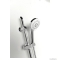 AQUALINE - SUNRA - Zuhanyszett - Állítható zuhanytartóval és szappantartóval - Zuhanyrózsával - 60 cm