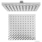 AQUALINE - Esőztető fejzuhany - Szögletes - 20x20 cm - Krómozott PVC (SC154)