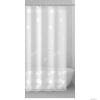 GEDY - STRÜDEL - PVC zuhanyfüggöny függönykarikával - 120x200 cm - Vinyl - Fehér, mintás