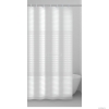 GEDY - TIC-TOC - PVC zuhanyfüggöny függönykarikával - 120x200 cm - Vinyl - Fehér, mintás