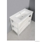 AQUALINE - ETIDE - Mosdószekrény, polcos fürdőszoba mosdó bútor 86x81,5cm - Kerámia mosdóval (ZUNO)-85 cm - Fehér