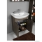 AQUALINE - ZOJA - Mosdószekrény, fürdőszoba mosdó bútor 74x61,5cm - Mali wenge - Nyílóajtós - Kerámia mosdóval (ZERO)-65 cm