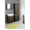 AQUALINE - ZOJA - Mosdószekrény, fürdőszoba mosdó bútor 74x61,5cm - Mali wenge - Kerámia mosdóval (ZERO)-65 cm