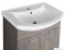 AQUALINE - ZOJA - Mosdószekrény, fürdőszoba mosdó bútor 74x61,5cm - Mali wenge - Kerámia mosdóval (ZERO)-65 cm