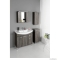AQUALINE - ZOJA - Mosdószekrény, fürdőszoba mosdó bútor 82x74cm - Mali wenge - Kerámia mosdóval (ZERO)-86 cm