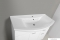 AQUALINE - ZOJA - Mosdószekrény, fürdőszoba mosdó bútor 94x74cm  - Ajtós és fiókos - Kerámia mosdóval (ZERO)-97 cm