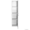 AQUALINE - ZOJA és KERAMIA FRESH - Fürdőszobai állószekrény - Magas, 2 ajtós  - 140x30 cm - Magasfényű fehér