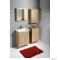 AQUALINE - ZOJA és KERAMIA FRESH - Fürdőszobai szennyestartós szekrény 1 fiókkal - Álló 78x50 cm-Sonoma tölgy