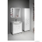 AQUALINE - ZOJA és KERAMIA FRESH - Fürdőszobai állószekrény - Dupla ajtós, fiókos - 184x50 cm - Magasfényű fehér