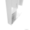 AQUALINE - SIMPLEX ECO - Fürdőszobai állószekrény szennyestartóval - Dupla ajtós - 180x50 cm - Selyemfényű fehér