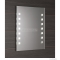 AQUALINE - Fürdőszobai fali tükör LED világítással (kétoldali) - 80x50 cm