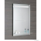 AQUALINE - Fürdőszobai fali tükör LED világítással (felül) - Üvegpolccal - 80x50 cm