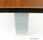 MSL - Állítható bútorláb fürdőszoba bútorokhoz - Szögletes - 10 cm - Fehér alumínium