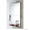 AQUALINE - BETA - Fürdőszobai fali tükör MDF polccal - 80x60 cm
