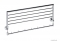 BEMETA - OMEGA - Fali törölközőtartó polc 5 db tartórúddal, akasztókkal -Lehajtható - 65x27 cm - Krómozott réz (104205162)