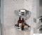 GEDY - NERVA - Fürdőszobai sarokpolc zuhanyzóba - 21x21 cm - Fényes rozsdamentes acél