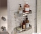 GEDY - NERVA - Fürdőszobai polc zuhanyzóba - 30x12,8 cm - Polírozott rozsdamentes acél