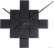 KARLSSON - DIY CUBIC - Falióra 24,5x16,5 cm - Fekete variálható kockákkal - Fém