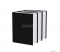 KARLSSON - BOOK - Asztali óra - 3 db könyvet megformáló külsővel - Papír - Fekete