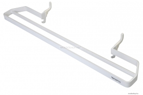BEMETA - RAWELL - Dupla törölközőtartó fürdőszobai radiátorokhoz - 59 cm - Fehér