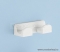 GEDY - DARIOS - Fürdőszobai fali akasztó - Dupla - Fehér műanyag