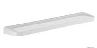 GEDY - DARIOS - Fürdőszobai polc (fésűtartó üveg polc, piperepolc) - 60 cm - Fehér műanyag