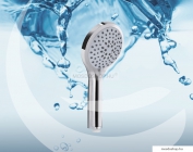 GEDY - TOP - Kézi zuhanyfej - Ötfunkciós - D11,5cm - Kerek - Víztakarékos - Krómozott ABS (GYHS10400)