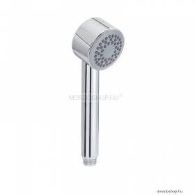 GEDY - TRENDY - Kézi zuhanyfej - Ötfunkciós - D6,5cm - Kerek, vastag fej - Víztakarékos - Krómozott ABS (GYHS10101)