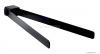 GEDY - PIRENEI - Lengő törölközőtartó dupla mozgatható rúddal, 35 cm - Matt fekete