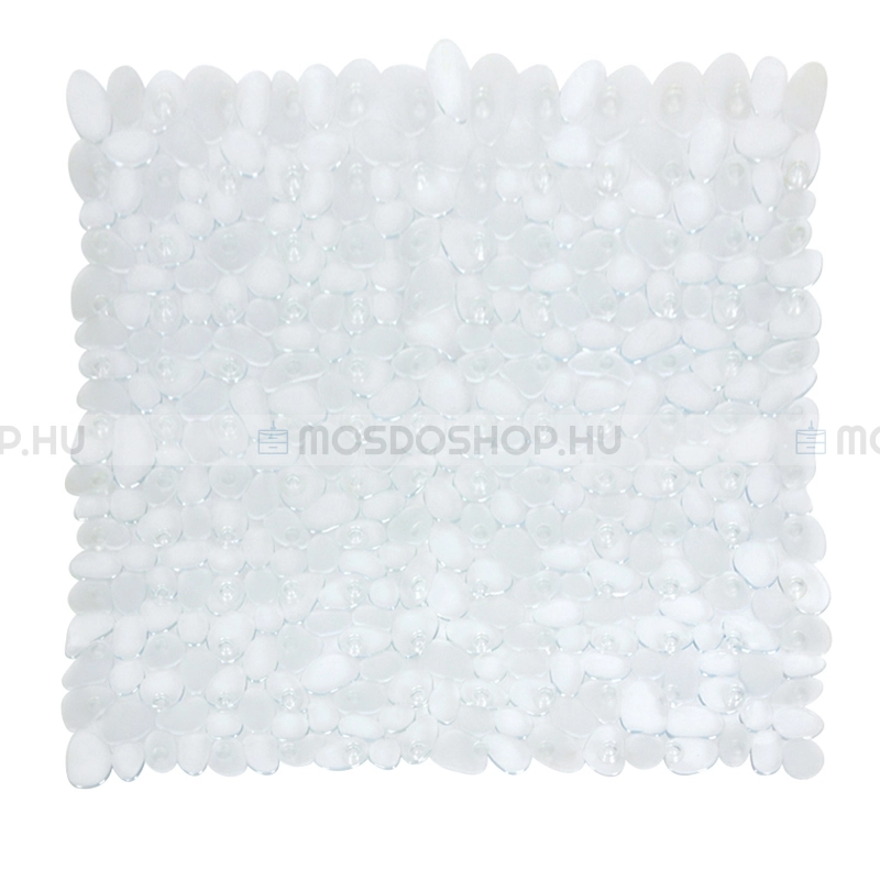 GEDY RIVER - Csúszásgátló zuhanyzóba - 54x54 cm - Kő hatású - Áttetsző műanyag (PVC)