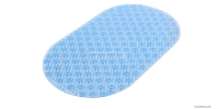 GEDY - SOLID - Csúszásgátló fürdőkádba - 69x38,5 cm - Áttetsző kék műanyag (PVC)