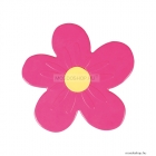 GEDY - DAISY - Csúszásgátló zuhanyzóba - Virág formájú - 12,5x8,5 cm - 4 db - Rózsaszín műanyag (PVC)