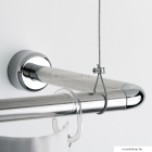 GEDY - Zuhanyfüggöny tartó drót (mennyezeti zuhanysín tartó) - 150cm - Acél
