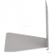UMBRA - CONCEAL SINGLE - Fali polc - 17,8x16,5cm - Lebegő hatású - Ezüst színű fém