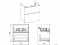 AREZZO BÚTOR - MONTEREY - Mosdószekrény, alsószekrény 2 fiókkal - 60cm - Lakkozott, magasfényű fehér (mosdó nélkül)