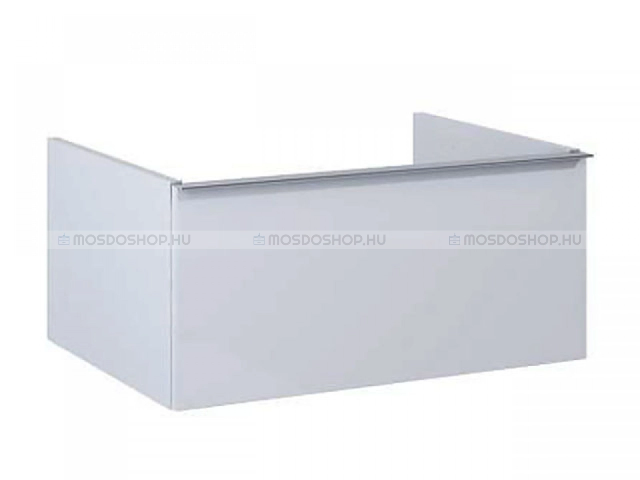 AREZZO BÚTOR MONTEREY - Mosdószekrény, alsószekrény mosdópulthoz, 1 fiókkal - 60cm - Lakkozott, magasfényű fehér (mosdókagyló nélkül)