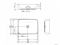 AREZZO DESIGN - BIVIO - Mosdó, mosdótál - Kerámia - 56,5x42cm - Pultra, bútorra ültethető
